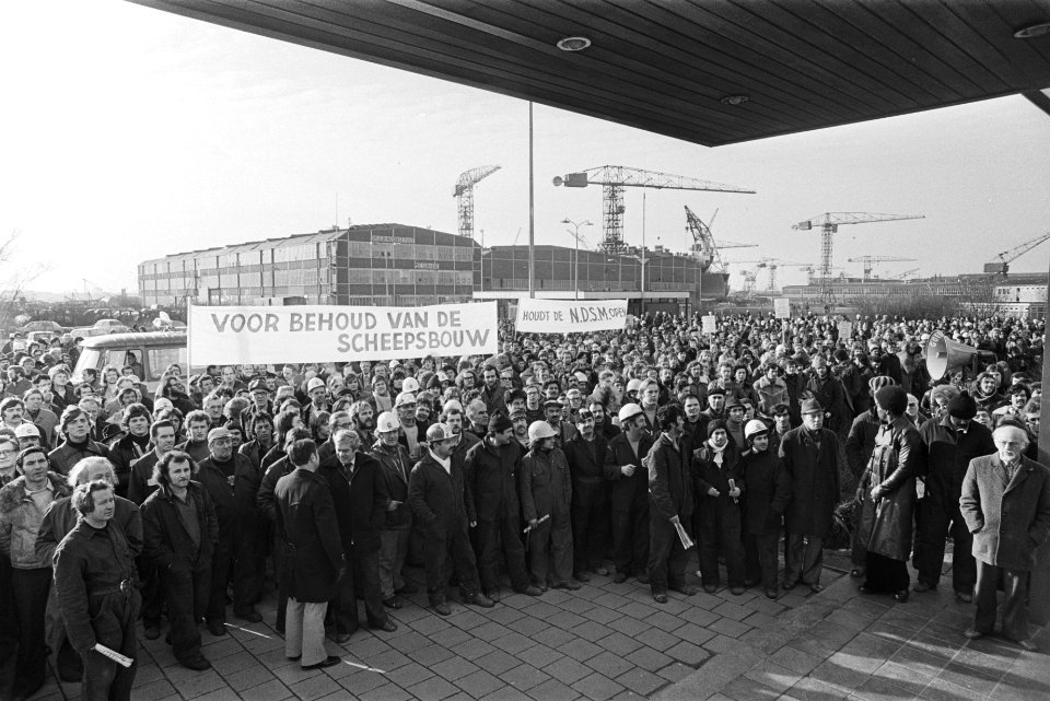 Staking en demonstratie bedrijven (NDSM, ADM, Verschure VMF-Stork, e.a.) in Amst, Bestanddeelnr 929-0116