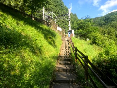 Stairs to Ninose station 20200523