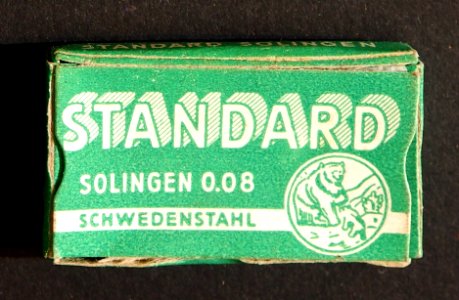 Standard Solingen rasor blades