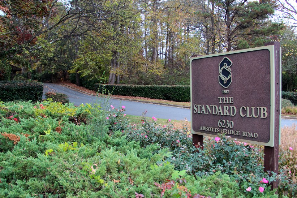 Standard Club entrance, Johns Creek, GA Nov 2017