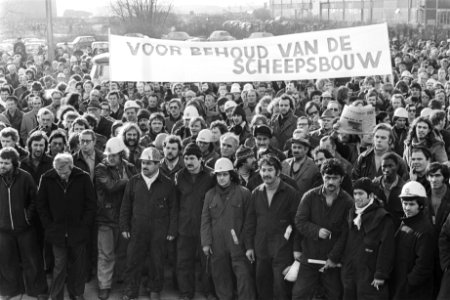 Staking en demonstratie bedrijven (NDSM,ADM, Verschure, VMF-Stork, e.a.) in Amst, Bestanddeelnr 929-0113