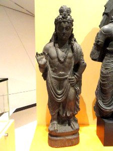 Standing bodhisattva, possibly Siddhartha, Gandhara, Pakistan, Kushan Period, 3rd century - Royal Ontario Museum - DSC09684
