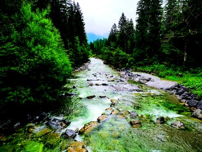 River mountain landscape photo