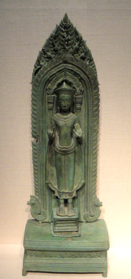 Standing Buddha, 12th-13th century AD, Thailand, bronze - Freer Gallery of Art - DSC05202