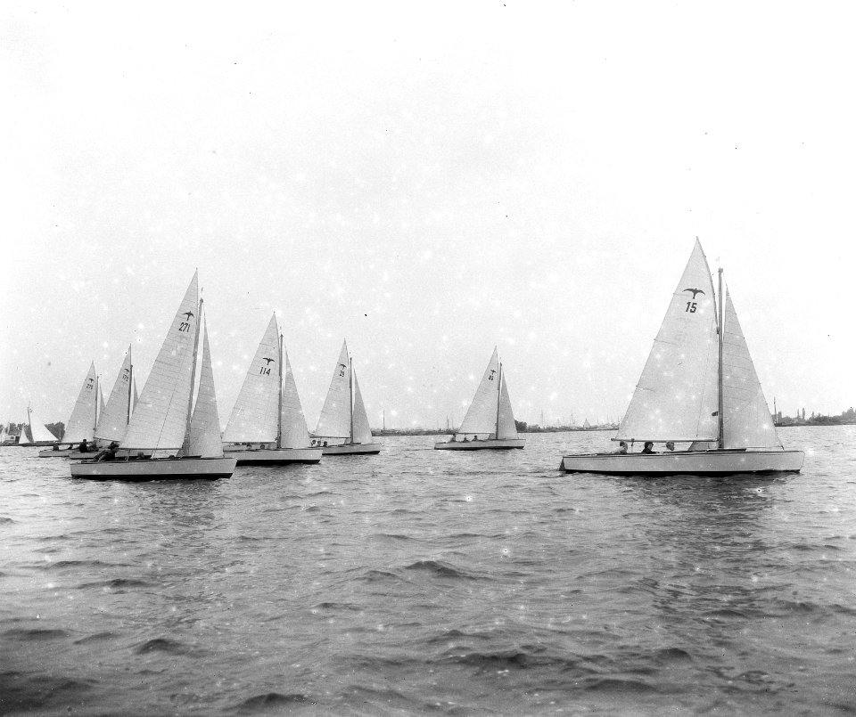 Start Sneekweek 1955, Valkenklasse, Bestanddeelnr 907-2772
