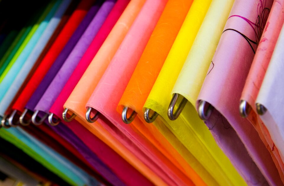 Colorful paper colored paper color