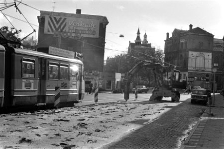 Start aanleg binnenring in Amsterdam werkzaamheden op Kleine Gartmanplantsoen, Bestanddeelnr 929-4168