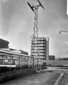 Staking van de bouwvakarbeiders in Rotterdam, Bestanddeelnr 911-0786