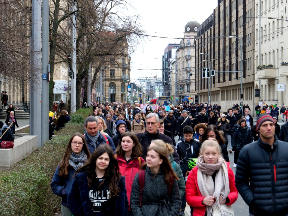 Start of the FridaysForFuture demonstration Berlin 15-03-2019 02