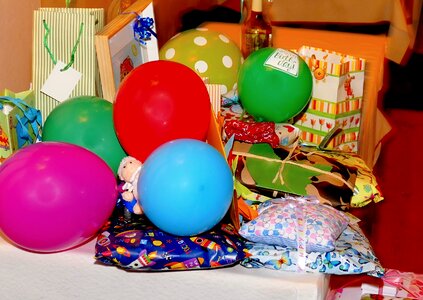 Colorful packaging happy birthday