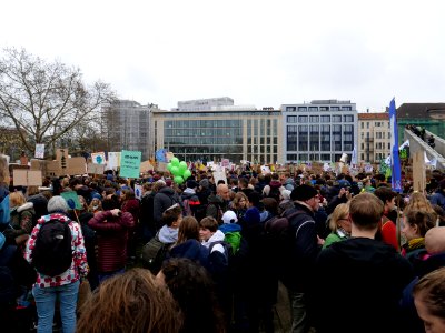 Start of the FridaysForFuture demonstration Berlin 29-03-2019 07
