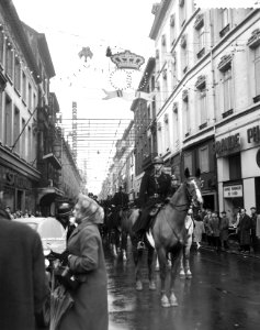 Staking in Belgie, Rijkswacht te paard, Bestanddeelnr 911-9241