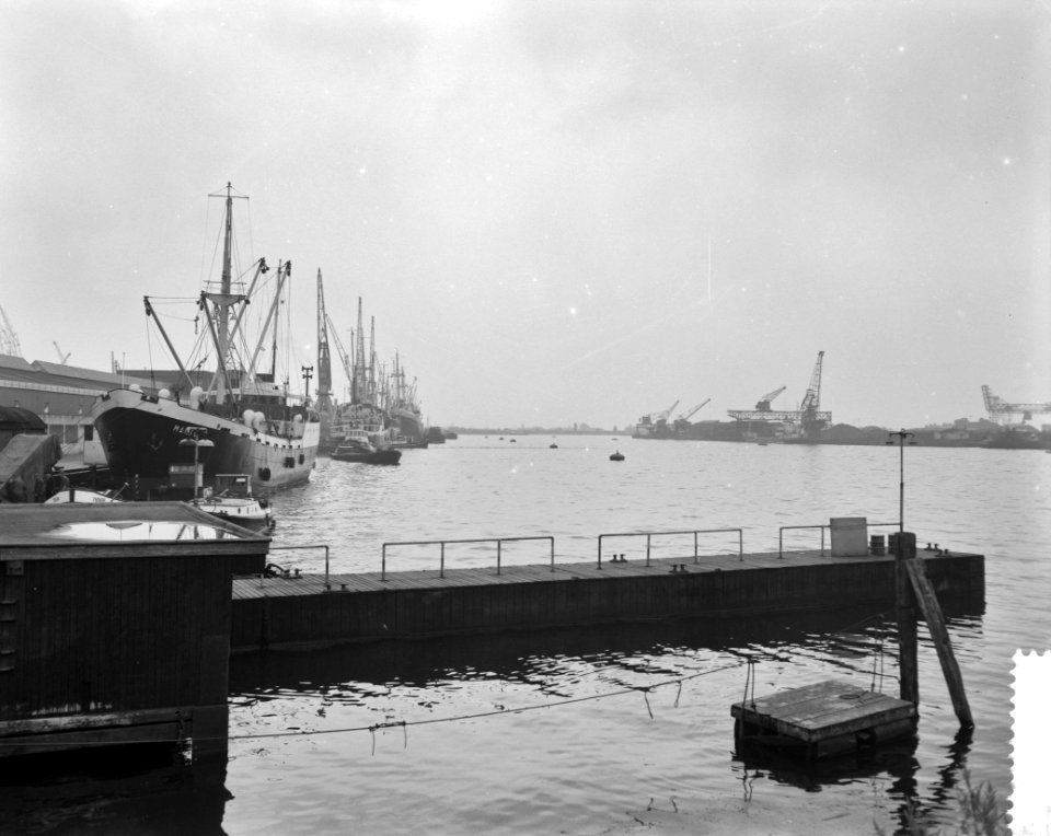 Staking in de Amsterdamse haven, Bestanddeelnr 911-4903