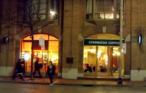 Starbucks at the corner of Front and Frederick streets, Toronto -b photo