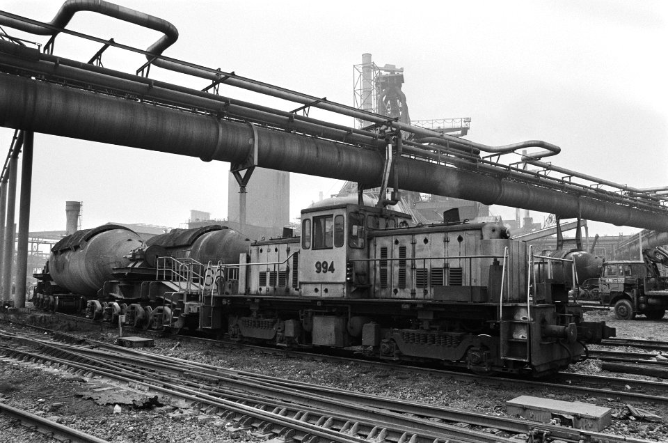Staking bij railvervoer Hoogovens, Bestanddeelnr 933-4733