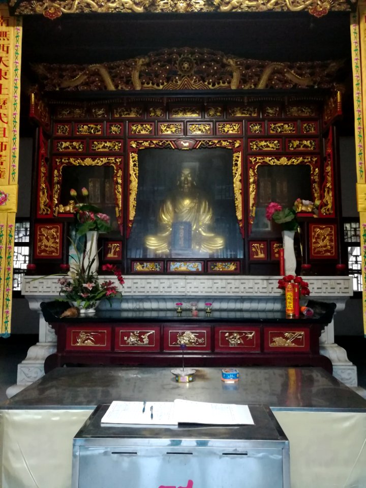 Statue of Huiyuan, Zhusheng Temple (Hunan)