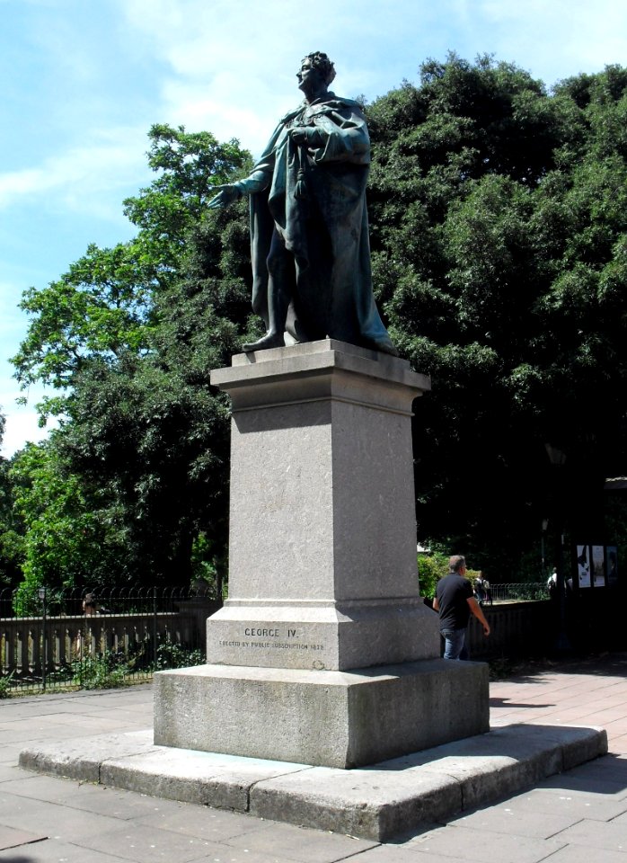 Statue of King George IV, Church Street, Brighton (NHLE Code 1380397) (July 2010)