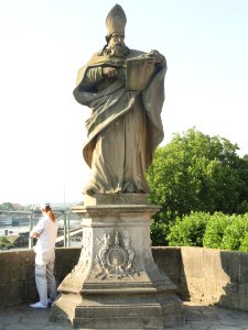 Statue of Saint Bruno - Alte Mainbrücke, Würzburg - DSC02933