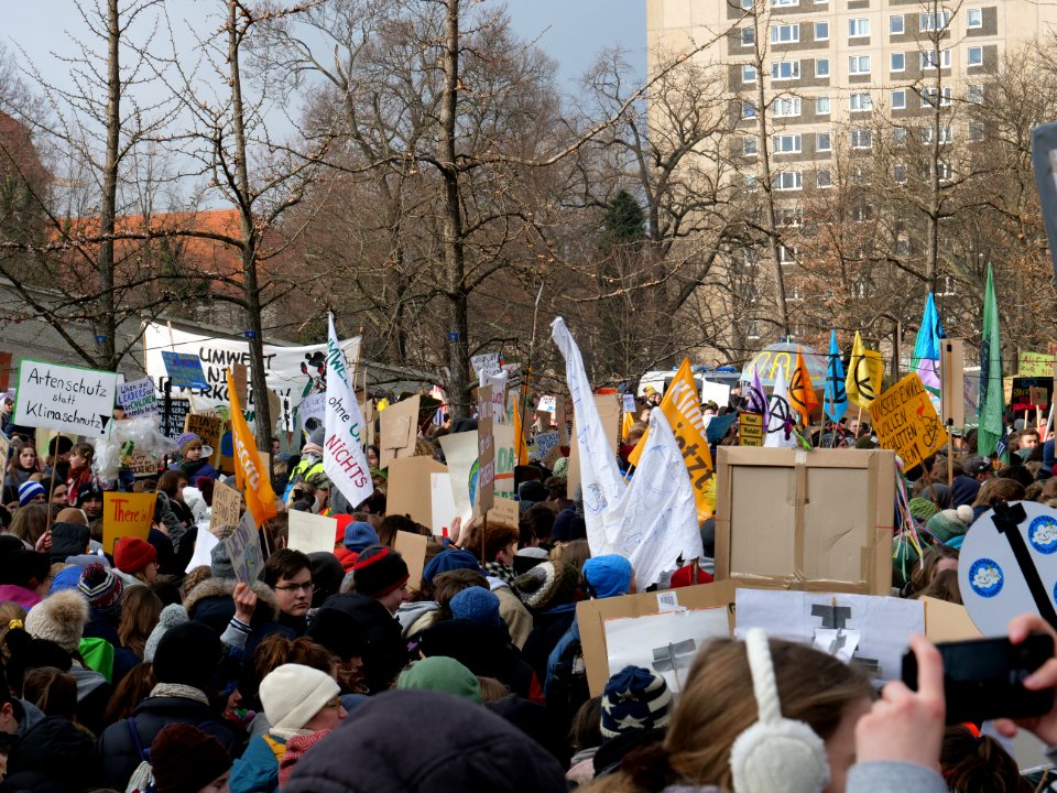 Start of the FridaysForFuture Demonstration 25-01-2019 Berlin 05