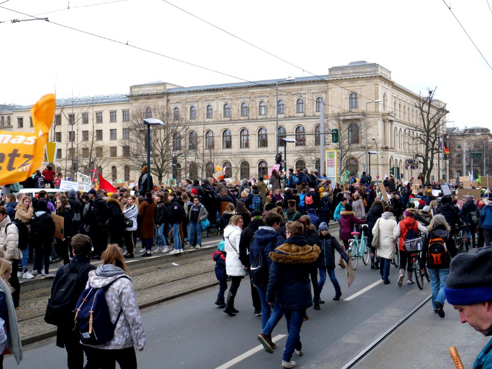 Start of the FridaysForFuture demonstration Berlin 15-03-2019 14