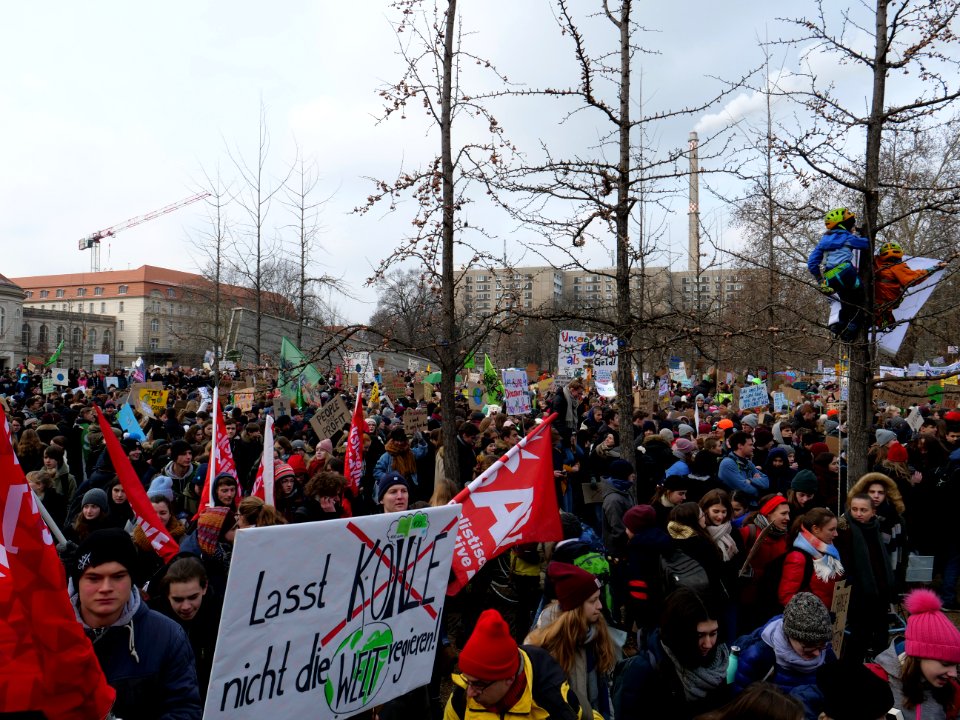 Start of the FridaysForFuture Demonstration 25-01-2019 Berlin 24