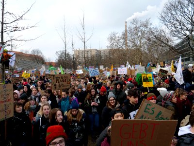 Start of the FridaysForFuture Demonstration 25-01-2019 Berlin 27