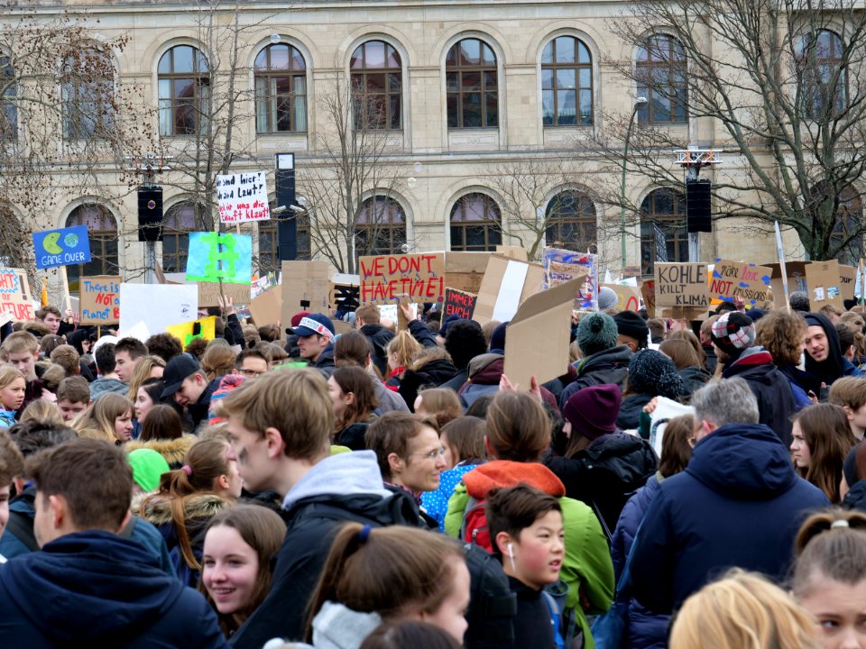 Start of the FridaysForFuture demonstration Berlin 15-03-2019 12