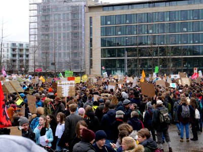 Start of the FridaysForFuture demonstration Berlin 15-03-2019 09