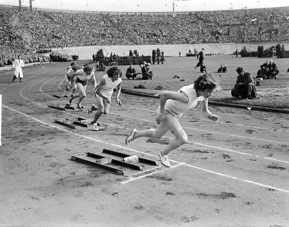 Start Foekje Dillema op 200 meter, Bestanddeelnr 904-0263