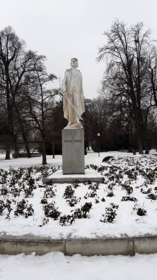 Statue of Janko Kráľ in Bratislava 1