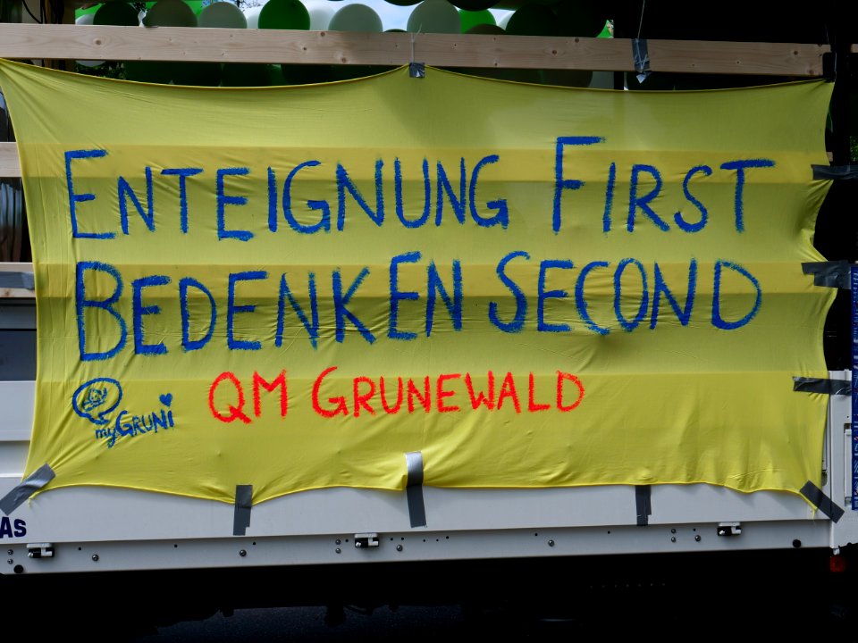 Start of the 1st may demonstration Grunewald 2019 06