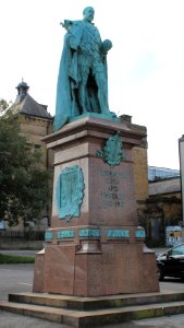 Statue Of King Edward Vii Outside The Former Infirmary
