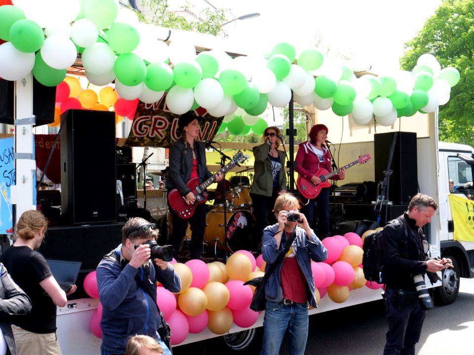 Start of the 1st may demonstration Grunewald 2019 03