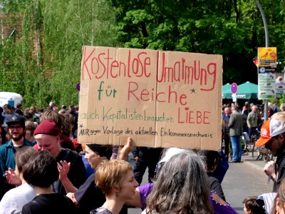 Start of the 1st may demonstration Grunewald 2019 21