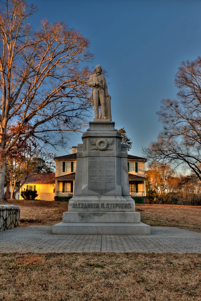 Statue of A.H. Stephens (1893) in A. H. Stephens State Park