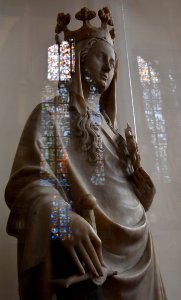 Statue of Saint Catherine Gravenkapel Kortrijk 17052015 2