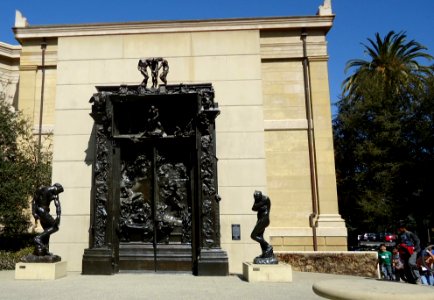 Stanford University March 2012 Rodin statues outdoors photo