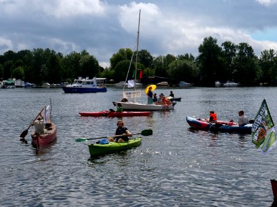 Start of the Coal and Boat demonstration 2019 13