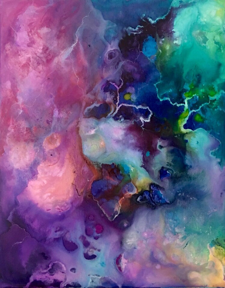 Acrylic painting paint