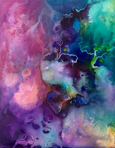 Acrylic painting paint