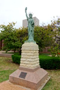 Statue of Liberty - Texas State Capitol grounds - Austin, Texas - DSC08248