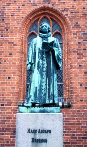Statue of Hans Adolph Brorson in Ribe