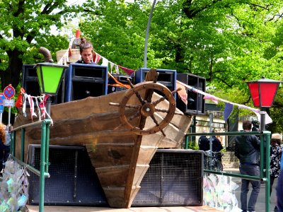 Start of the 1st may demonstration Grunewald 2019 01