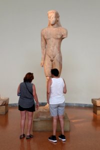 Statue of a kouros (2). About 600 B.C