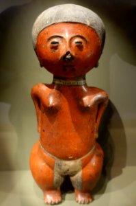 Standing female figure, Chinesco style, Nayarit state, Late Formative period, c. 100 BC to 200 AD, ceramic - Dallas Museum of Art - DSC04596