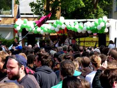 Start of the 1st may demonstration Grunewald 2019 24
