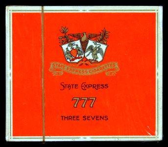 State Express 777 Three Sevens cigarettes pack, pic1