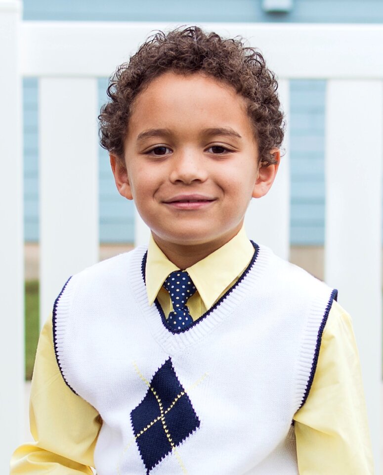 Cute portrait young