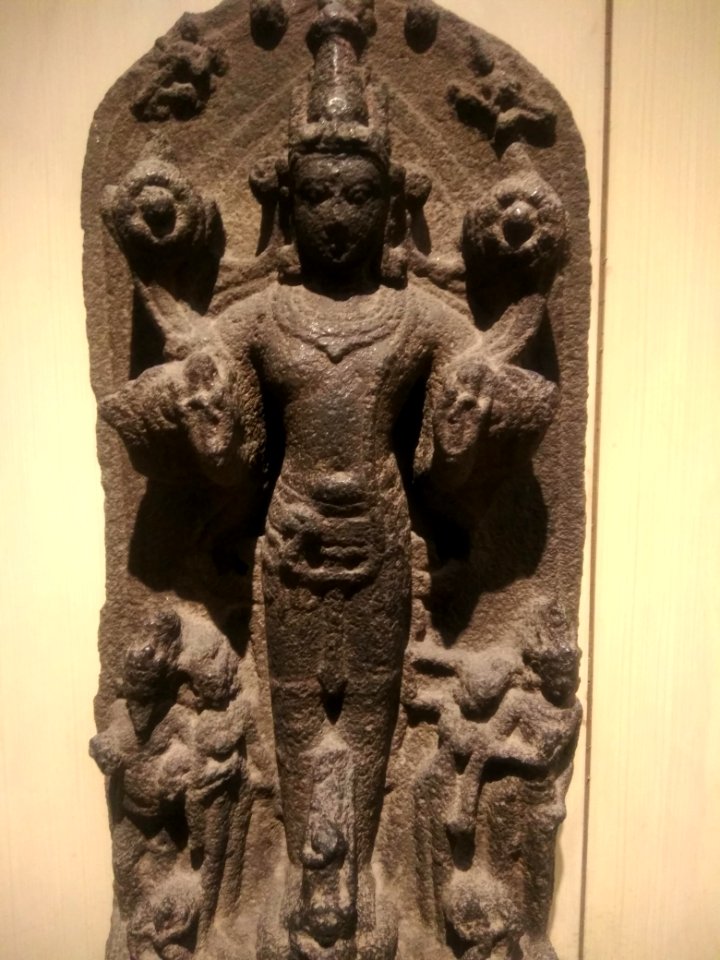 Standing Surya on chariot
