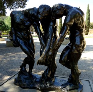 Stanford University March 2012 Rodin statue photo
